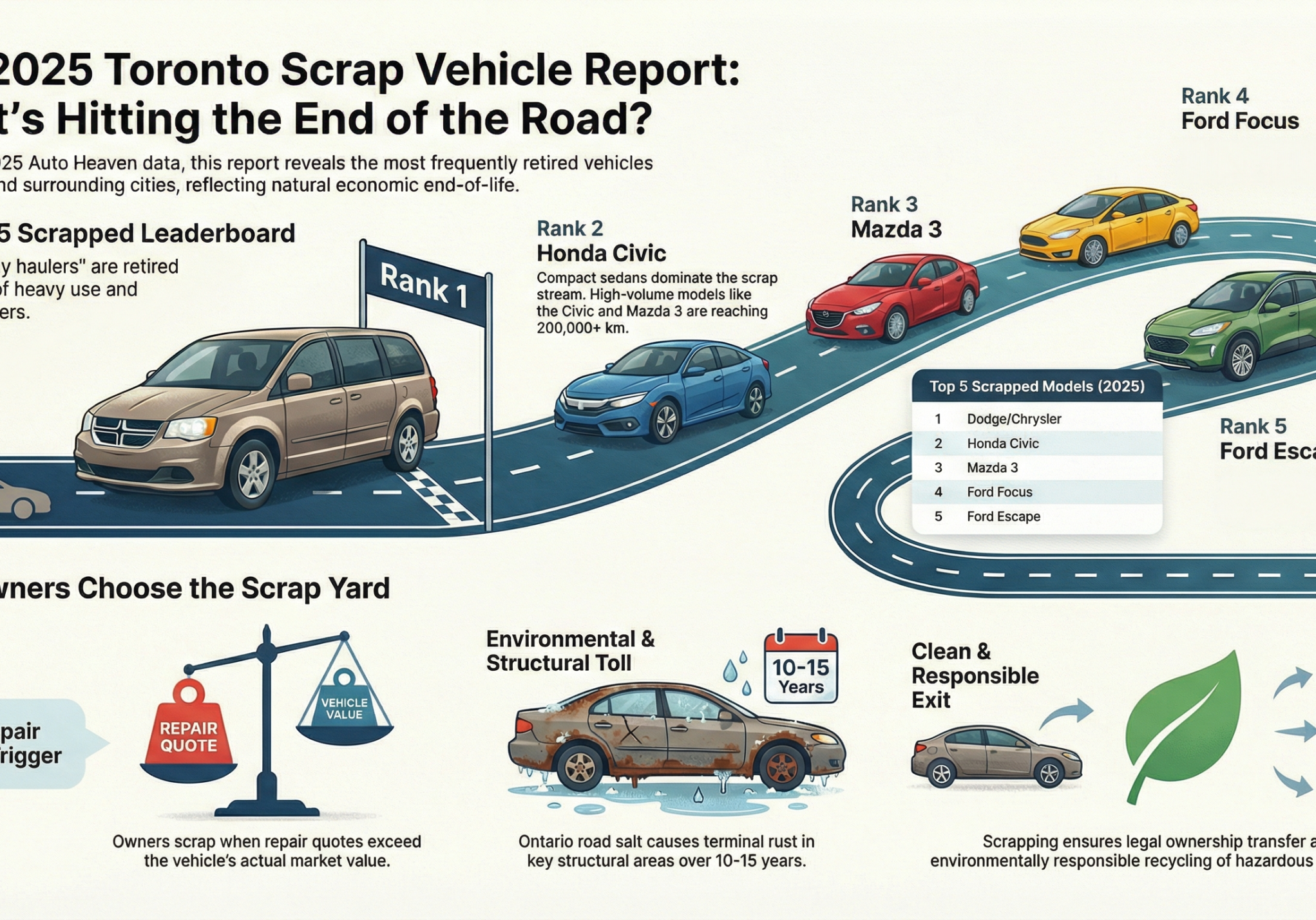 Most Scrapped Cars in 2025